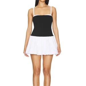 Show Me Your MuMu Black and White Mini Dress